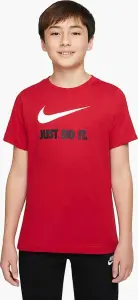 Футболка подростковая Nike SPORTSWEAR JDI SWOOSH красная AR5249-687
