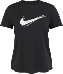 Футболка для бігу жіноча Nike ONE SWOOSH DRI-FIT чорна HJ2204-010