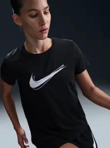 Футболка для бігу жіноча Nike ONE SWOOSH DRI-FIT чорна HJ2204-010