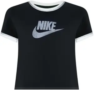 Футболка женская Nike SPORTSWEAR GRAPHIC RINGER черно-белая IF4072-010