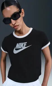 Футболка женская Nike SPORTSWEAR GRAPHIC RINGER черно-белая IF4072-010