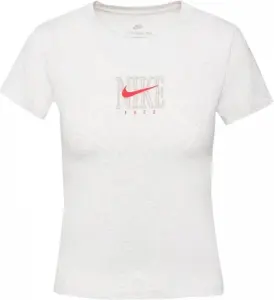 Футболка женская Nike SPORTSWEAR SLIM SHORT-SLEEVE GRAPHIC светло-серая IB2444-051