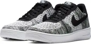 Кроссовки Nike AIR FORCE 1 FLYKNIT 2.0 черно-белый меланж AV3042-001