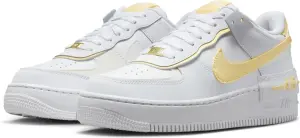 Кроссовки женские Nike AIR FORCE 1 SHADOW бело-желтые CI0919-122