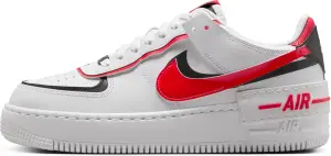 Кроссовки женские Nike AIR FORCE 1 SHADOW бело-красно-черные DZ1847-112