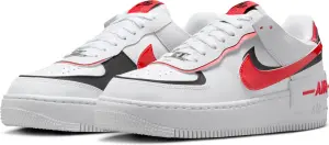 Кроссовки женские Nike AIR FORCE 1 SHADOW бело-красно-черные DZ1847-112