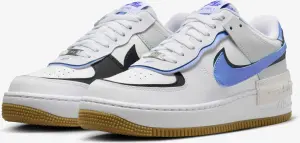 Кроссовки женские Nike AIR FORCE 1 SHADOW бело-фиолетово-черные DZ1847-109