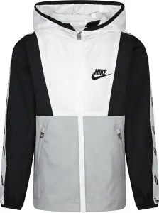Ветровка детская Nike COLOR BLOCK WINDBREAKER бело-серо-черная 86M790-023