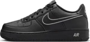 Кроссовки подростковые Nike AIR FORCE 1 (GS) черно-серые IF6158-010