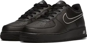 Кроссовки подростковые Nike AIR FORCE 1 (GS) черно-серые IF6158-010