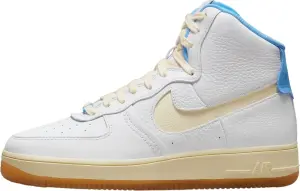 Кросівки жіночі Nike AIR FORCE 1 HIGH SCULPT SURFACES біло-кремово-блакитні FD9868-100