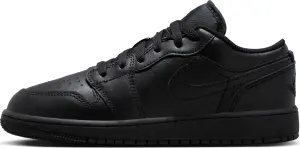 Кросівки підліткові Nike AIR JORDAN 1 LOW (GS) чорні 553560-093