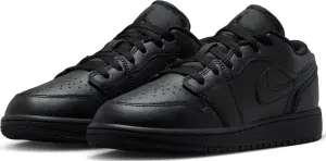 Кросівки підліткові Nike AIR JORDAN 1 LOW (GS) чорні 553560-093