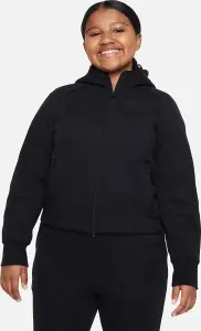Толстовка підліткова Nike SPORTSWEAR TECH FLEECE FULL-ZIP (EXTENDED SIZE) чорна FD2980-010