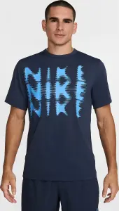 Футболка Nike HYVERSE DRI-FIT UV темно-синя HJ3074-437