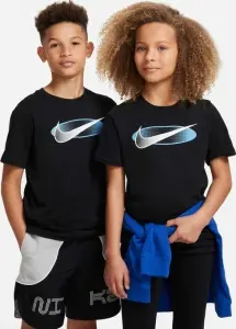 Футболка підліткова Nike SPORTSWEAR CORE BRANDMARK чорна DX9523-010