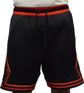 Шорти баскетбольні Nike JORDAN DRI-FIT MESH DIAMOND SHORTS чорно-помаранчеві HF9910-011