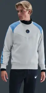 Світшот Nike SPORTSWEAR CREW FLEECE світло-сіро-блакитний IH4286-025