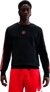 Світшот Nike SPORTSWEAR CREW FLEECE чорно-червоний IH4286-010