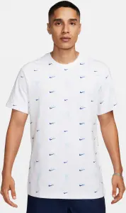 Футболка Nike SPORTSWEAR MAX90 бело-голубо-синяя FQ8036-100