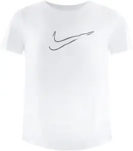 Футболка для бігу жіноча Nike ONE SWOOSH DRI-FIT біла HJ2204-100