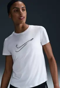 Футболка для бігу жіноча Nike ONE SWOOSH DRI-FIT біла HJ2204-100