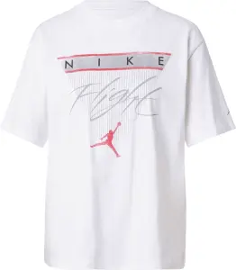 Футболка женская Nike JORDAN FLIGHT HERITAGE GRAPHIC белая FQ3240-100