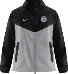 Ветровка Nike PARIS SAINT-GERMAIN TECH WINDRUNNER серо-темно-серая HQ4981-060