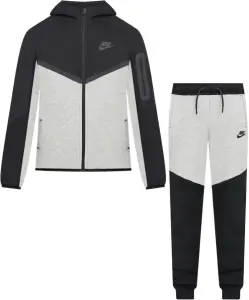 Спортивний костюм підлітковий Nike SPORTSWEAR TECH FLEECE чорно-сірий HV5867-064__HV5869-012