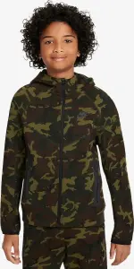 Спортивний костюм підлітковий Nike TECH FLEECE оливково-зелено-коричневий камуфляж FN9118-010__FN9120-010