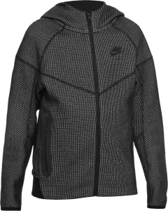 Толстовка подростковая Nike SPORTSWEAR TECH FLEECE WINTERIZED черно-серая FJ6023-010