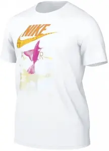 Футболка Nike BRANDRIFF IN AIR бело-оранжево-розовая FQ3774-100