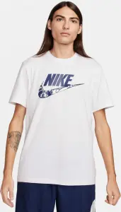 Футболка Nike SPORTSWEAR біло-темно-синя FQ8034-100
