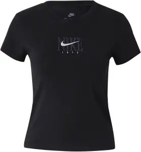 Футболка жіноча Nike SPORTSWEAR SLIM SHORT-SLEEVE GRAPHIC чорна IB2444-010