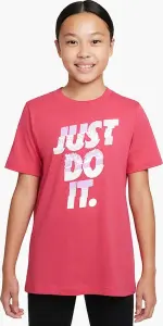 Футболка підліткова Nike SPORTSWEAR JUST DO IT BRANDMARK рожева DO1822-666