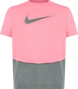 Футболка підліткова Nike TROPHY INFANTIL рожево-сіра DA1096-675