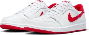 Кроссовки Nike AIR JORDAN 1 RETRO LOW OG бело-красные CZ0790-161