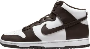 Кросівки Nike DUNK HIGH RETRO біло-темно-коричневі DV0829-100