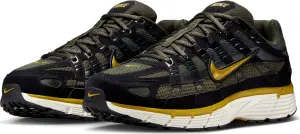 Кроссовки Nike P-6000 SE черно-темно-зелено-желтые IB2986-003