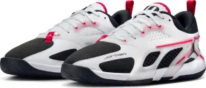 Кросівки баскетбольні Nike JORDAN HEIR SERIES "BLOODLINE" біло-чорно-червоні FQ3858-106