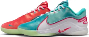 Кросівки баскетбольні Nike LEBRON XXII XMAS бірюзово-коралові HV5148-600