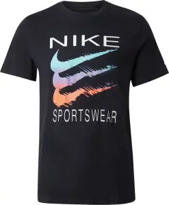 Футболка Nike SPORTSWEAR TRIPLE SWOOSH чорна HQ8094-010