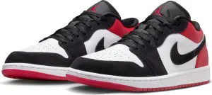 Кросівки Nike AIR JORDAN 1 LOW SE біло-чорно-червоні IB8971-106