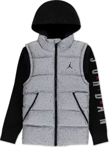 Куртка підліткова Nike JORDAN 2 FER сіро-чорна 95D191-GHJ