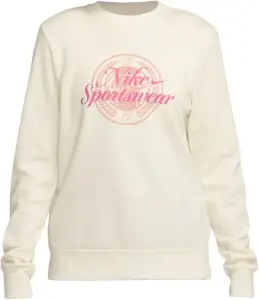 Світшот жіночий Nike SPORTSWEAR CLUB FLEECE GRAPHIC кремово-рожевий HV2342-133