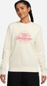 Світшот жіночий Nike SPORTSWEAR CLUB FLEECE GRAPHIC кремово-рожевий HV2342-133