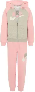 Спортивний костюм дитячий Nike SPORTSWEAR рожево-сіро-білий 36N341-A0W