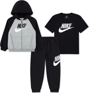 Спортивний костюм дитячий Nike SPORTSWEAR чорно-сірий 86N341-023