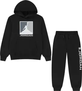 Спортивний костюм підлітковий Nike JORDAN ESSENTIALS FLEECE BASELINE чорний 95F083-023__95F084-023