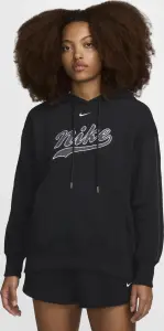 Худи женское Nike SPORTSWEAR PHOENIX FLEECE черное HV3774-010